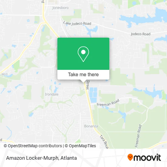 Mapa de Amazon Locker-Murph