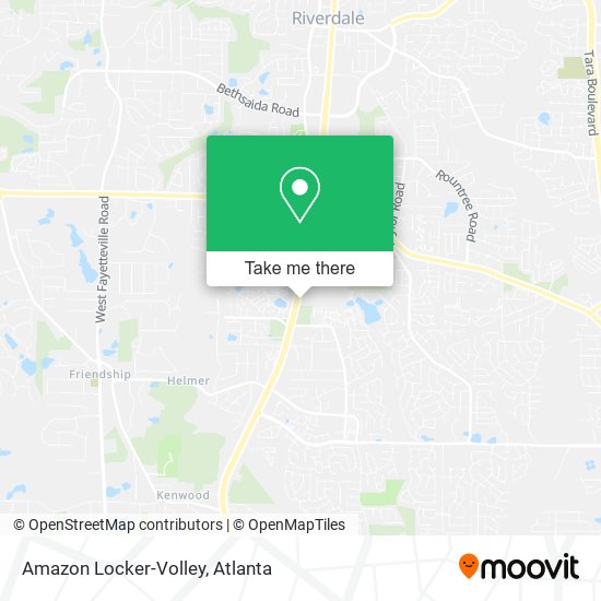 Amazon Locker-Volley map