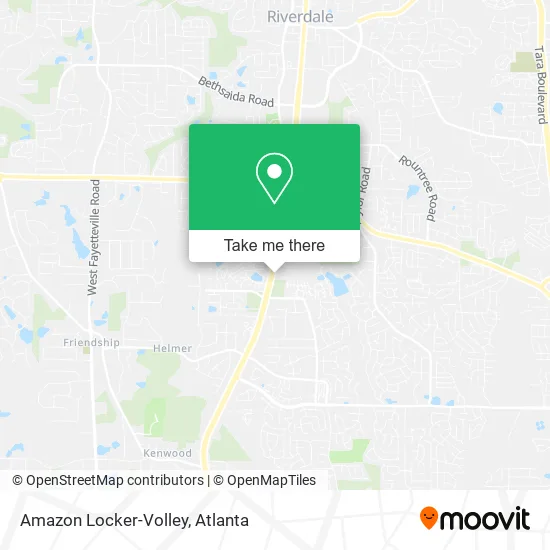 Amazon Locker-Volley map
