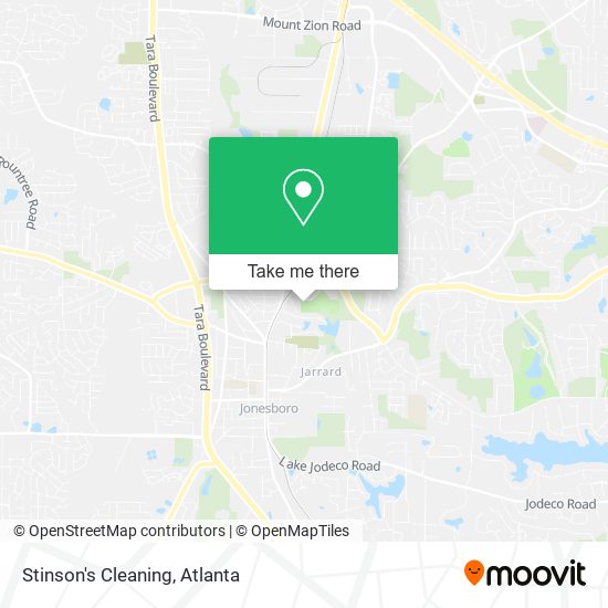 Stinson's Cleaning map