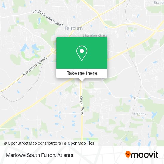 Marlowe South Fulton map