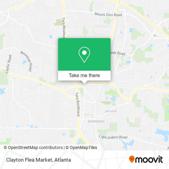 Mapa de Clayton Flea Market