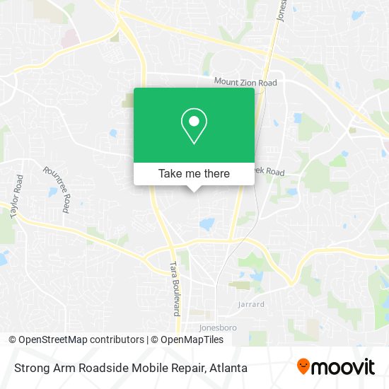 Strong Arm Roadside Mobile Repair map