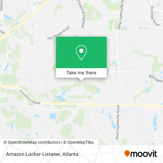 Amazon Locker-Listener map