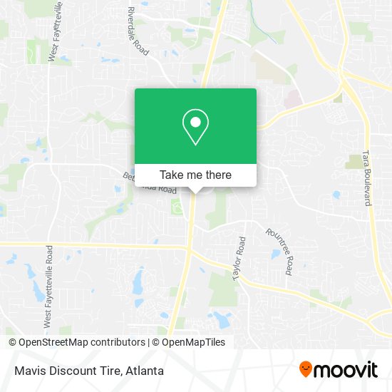 Mapa de Mavis Discount Tire