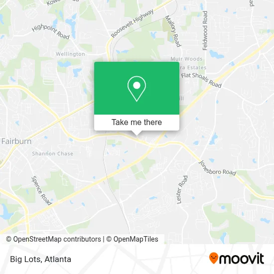 Big Lots map