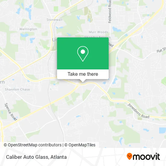 Caliber Auto Glass map