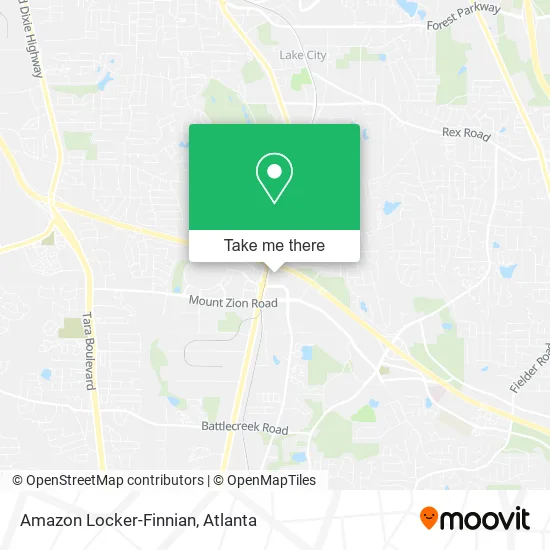 Amazon Locker-Finnian map