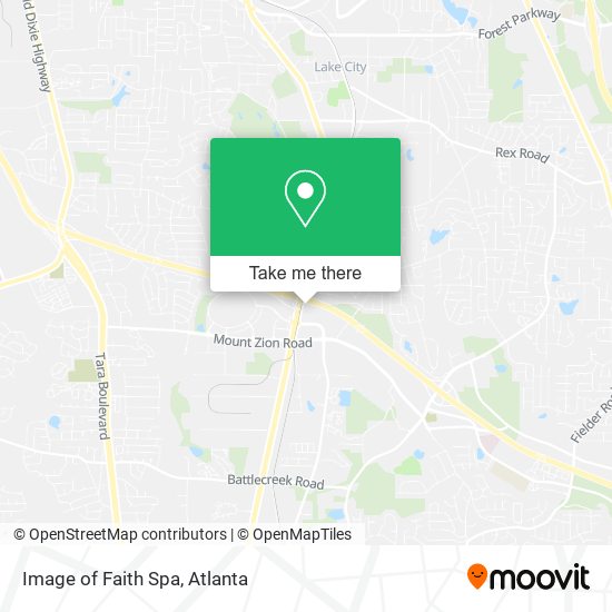 Mapa de Image of Faith Spa