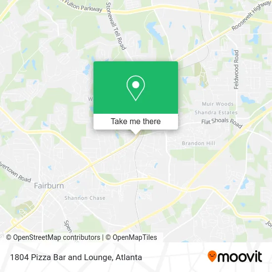 1804 Pizza Bar and Lounge map