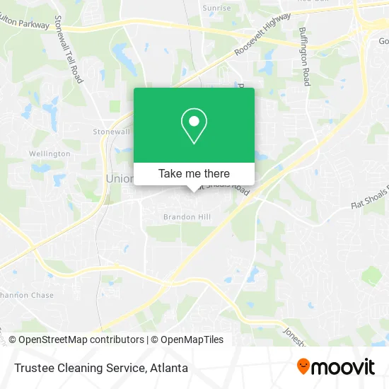 Trustee Cleaning Service map
