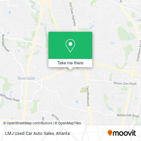 LMJ Used Car Auto Sales map