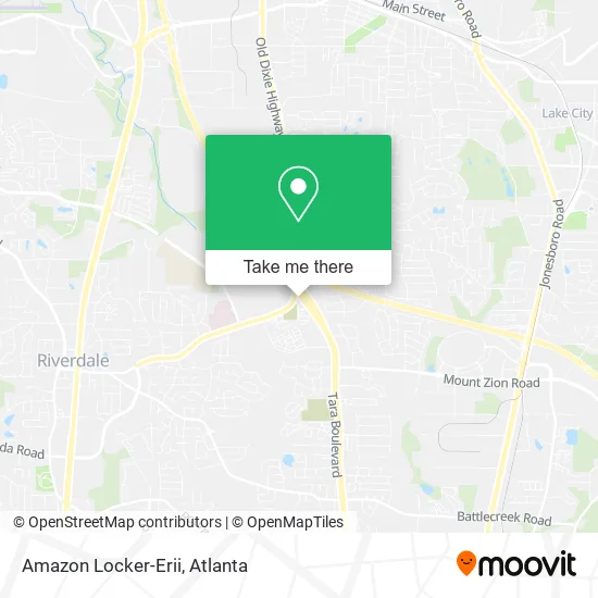 Amazon Locker-Erii map