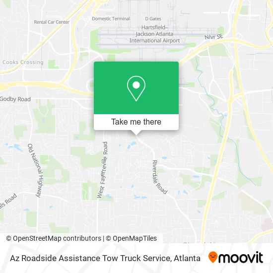 Az Roadside Assistance Tow Truck Service map