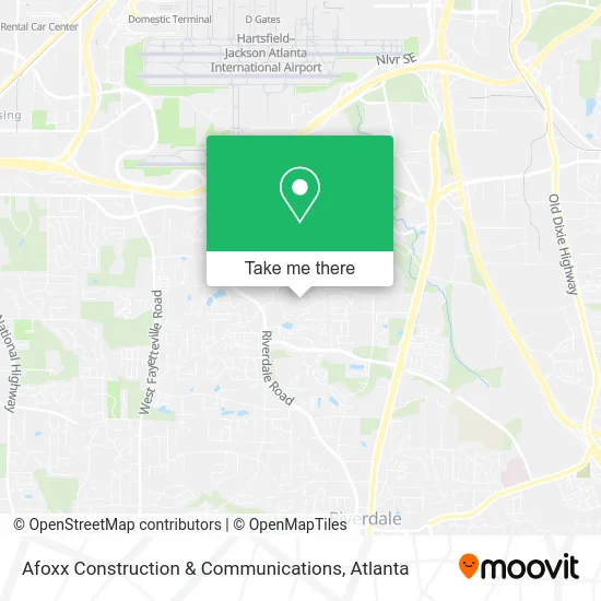 Afoxx Construction & Communications map