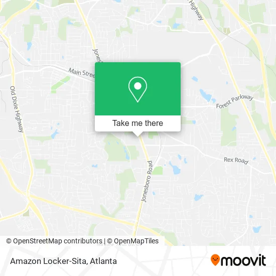 Amazon Locker-Sita map