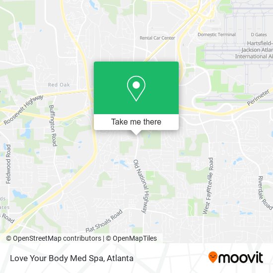 Mapa de Love Your Body Med Spa