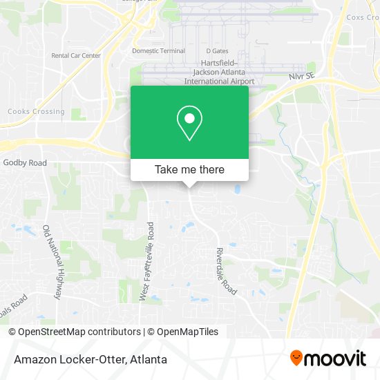 Amazon Locker-Otter map