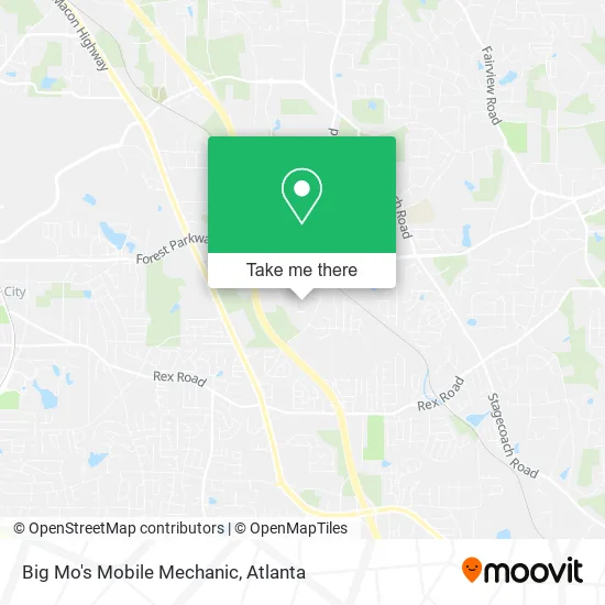 Big Mo's Mobile Mechanic map