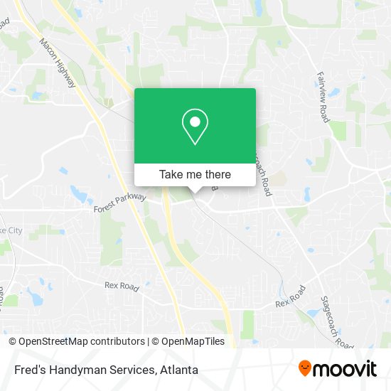 Fred's Handyman Services map