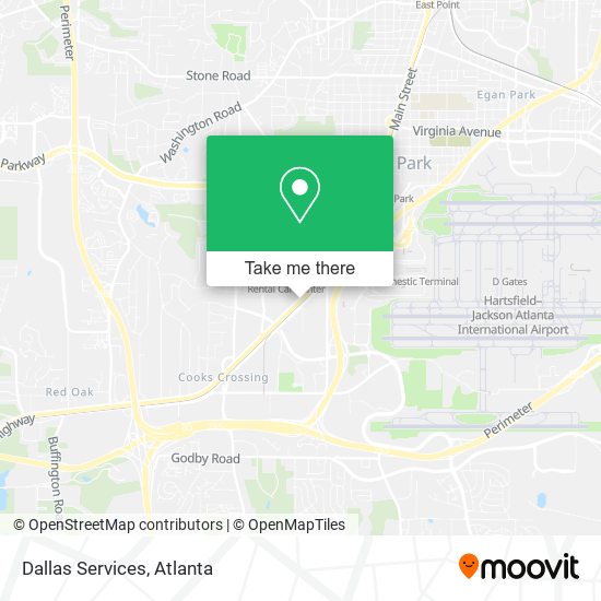 Mapa de Dallas Services