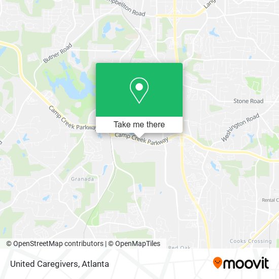 Mapa de United Caregivers