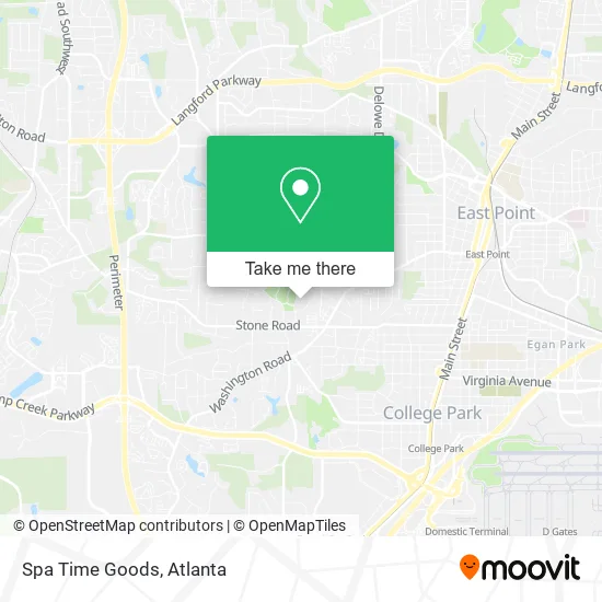 Mapa de Spa Time Goods