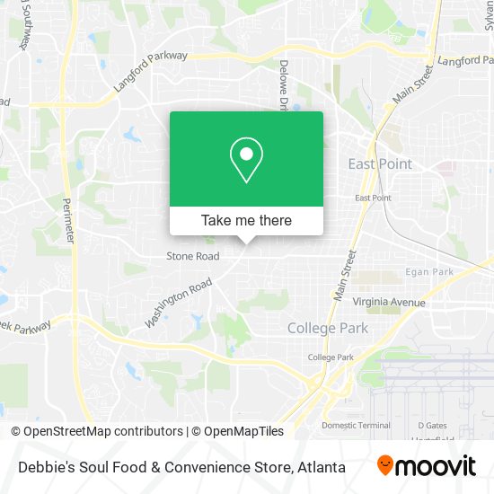 Debbie's Soul Food & Convenience Store map