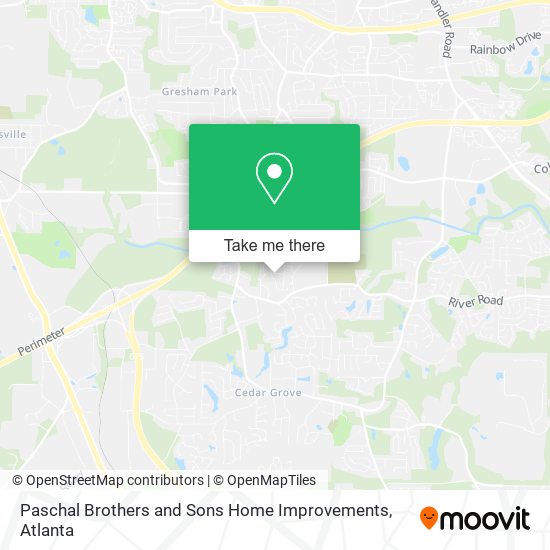 Paschal Brothers and Sons Home Improvements map