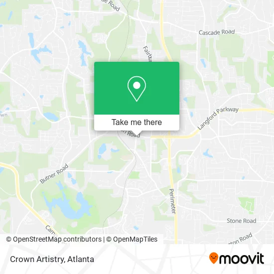 Crown Artistry map