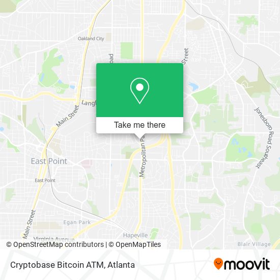 Mapa de Cryptobase Bitcoin ATM