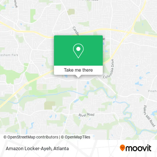 Amazon Locker-Ayeh map