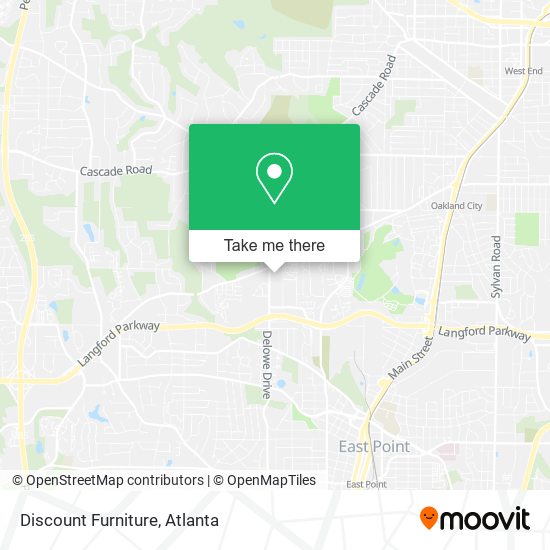 Mapa de Discount Furniture