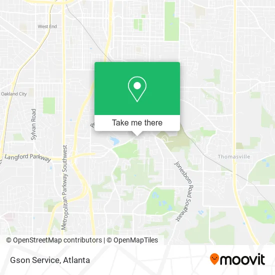 Mapa de Gson Service