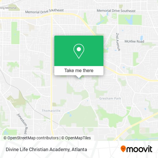 Mapa de Divine Life Christian Academy