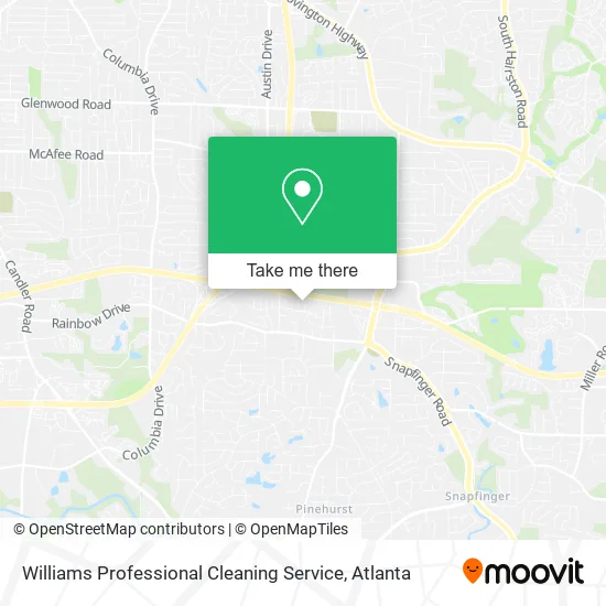 Williams Professional Cleaning Service map