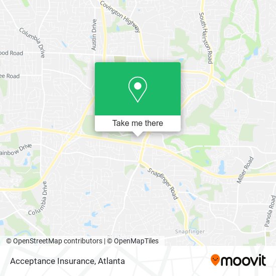 Acceptance Insurance map