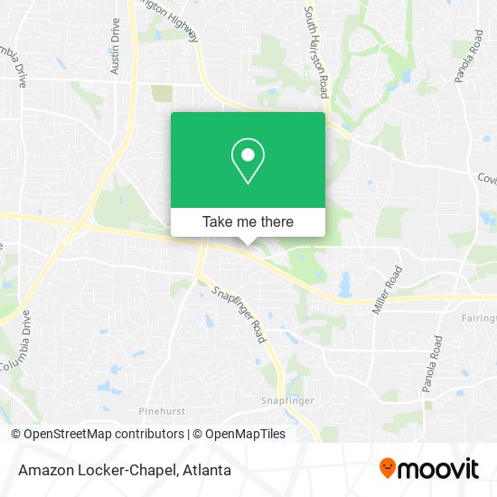 Mapa de Amazon Locker-Chapel