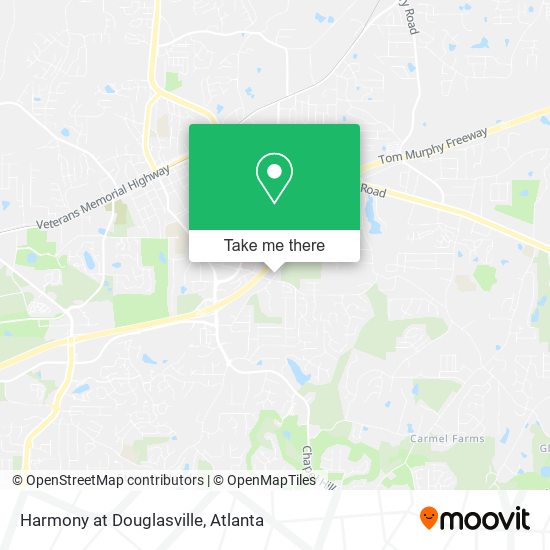 Mapa de Harmony at Douglasville