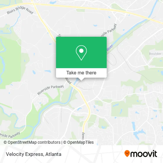 Velocity Express map