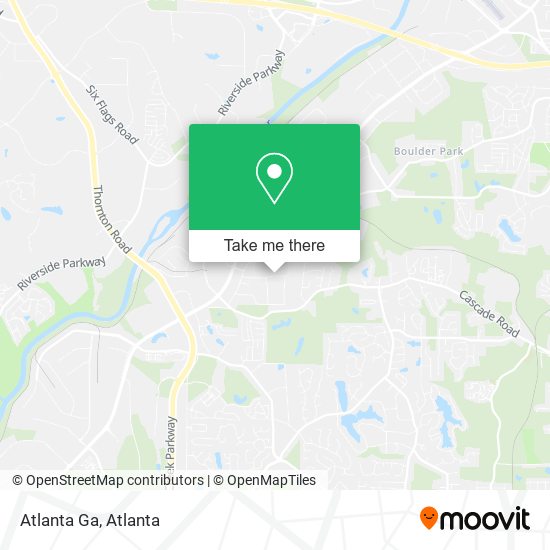 Atlanta Ga map