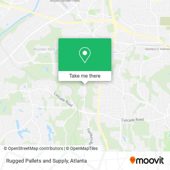 Rugged Pallets and Supply map