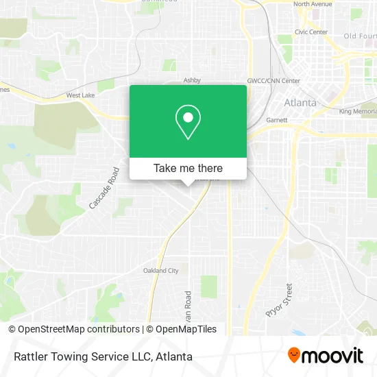 Rattler Towing Service LLC map