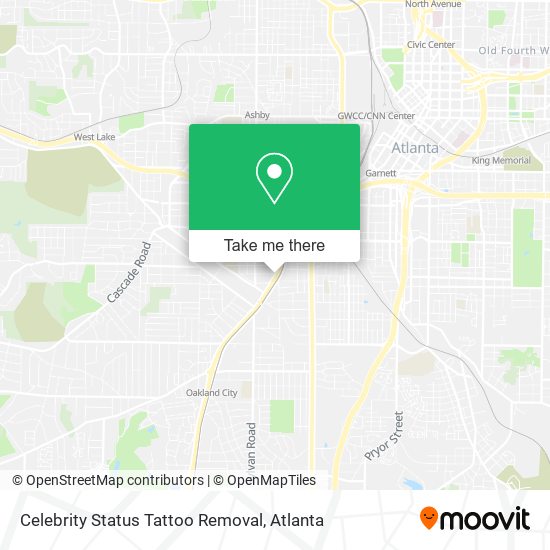 Mapa de Celebrity Status Tattoo Removal