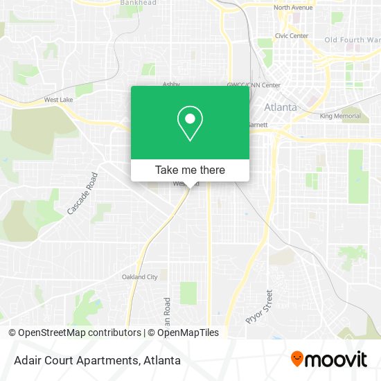 Mapa de Adair Court Apartments