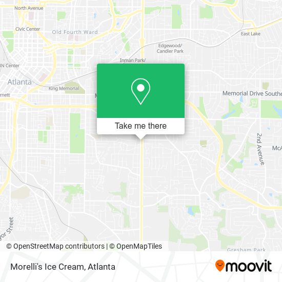 Mapa de Morelli's Ice Cream