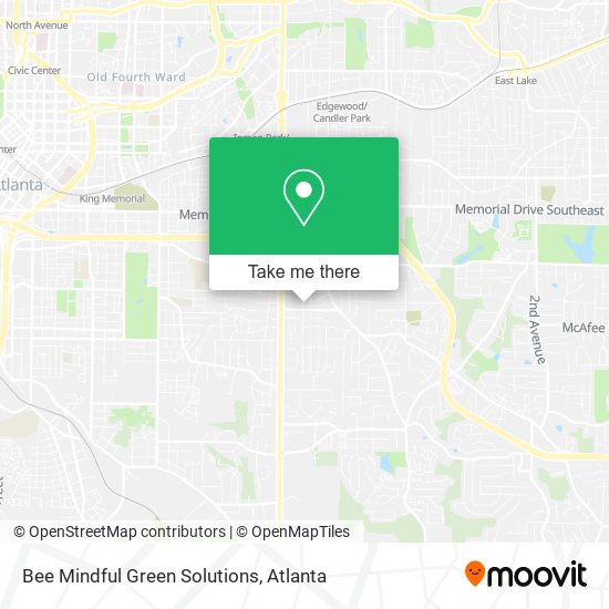 Bee Mindful Green Solutions map