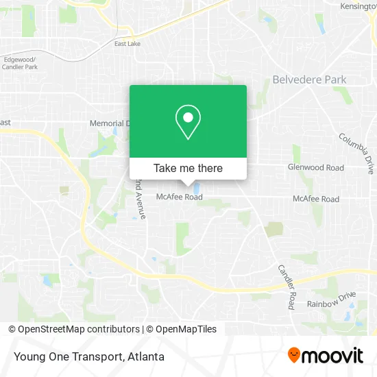 Young One Transport map