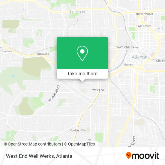 Mapa de West End Well Werks