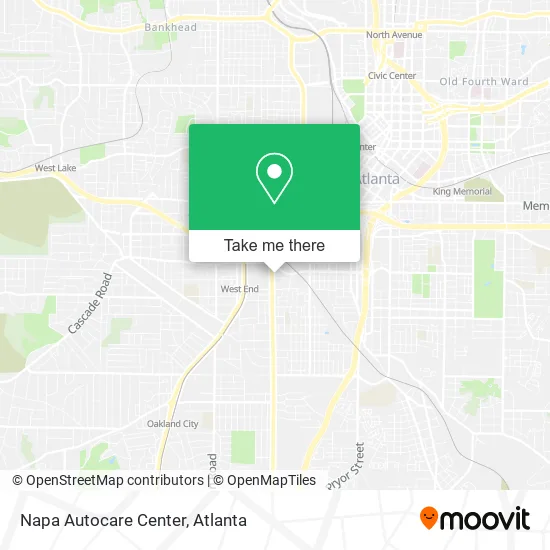 Napa Autocare Center map